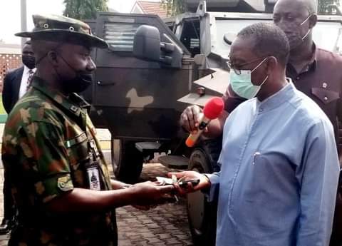 Delta donates armored carriers