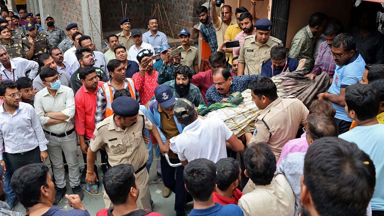 India Temple Collapse