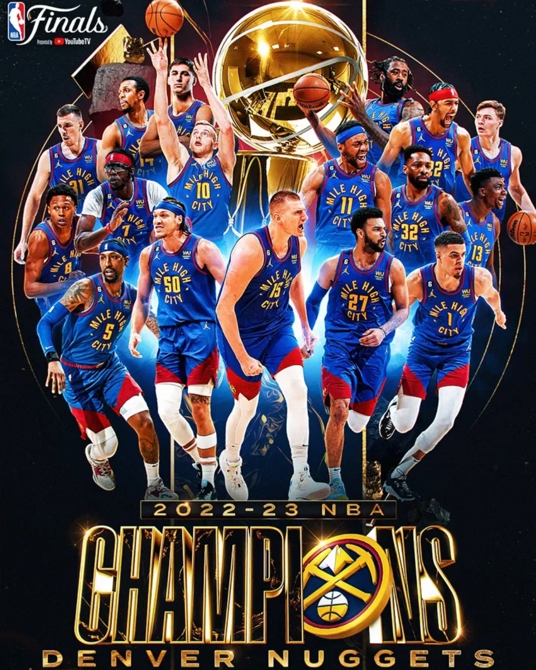 Denver Nuggets are the 2023 National Basketball Association (NBA) Champions!