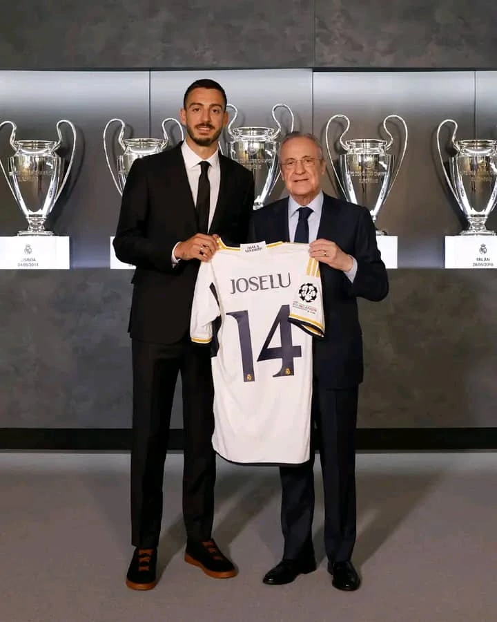 Real Madrid unveil Joselu