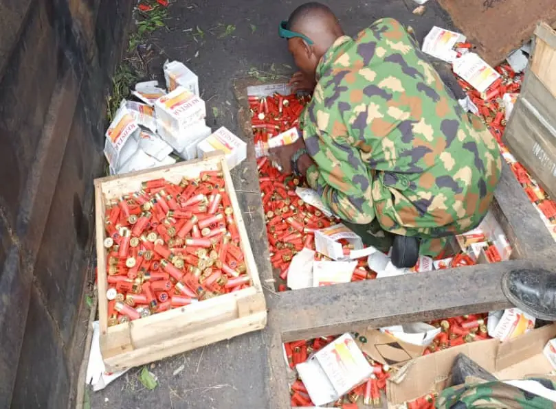 Truckload of Ammunition Intercepted
