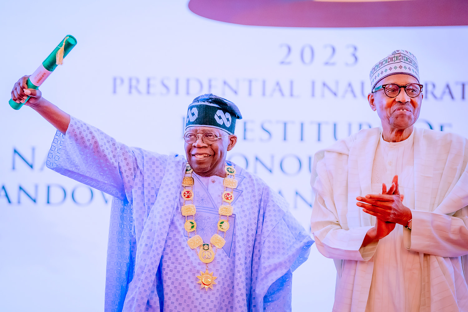 Tinubu Links Economic Gains to Buhari Legacy, Seeks 2027 Backing