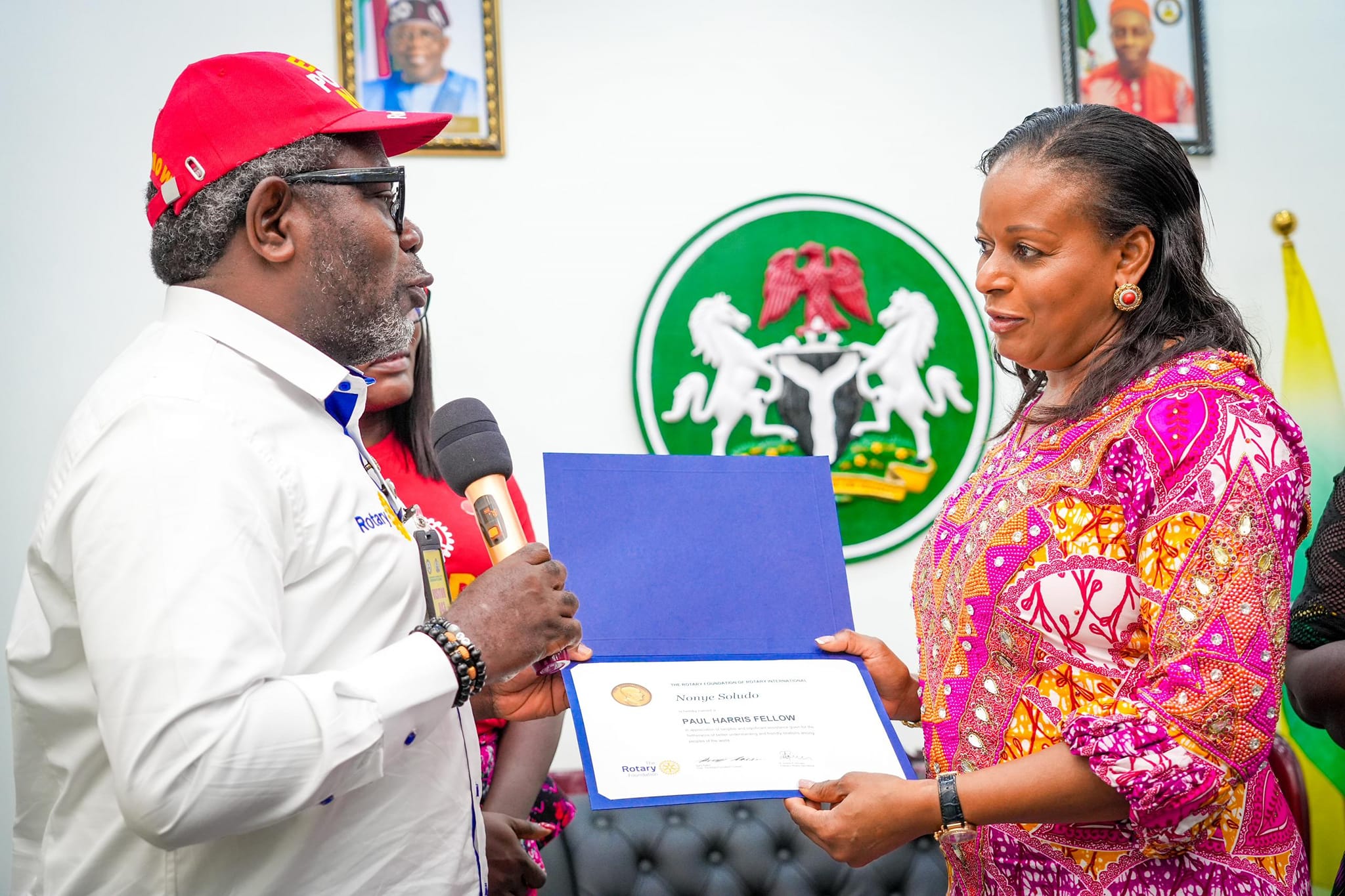Anambra First Lady Bags Rotary Club's Paul Harris Fellowship Award over Health Exploits