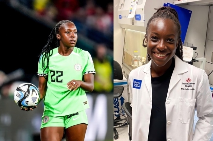 Super Falcons' defender Michelle Alozie nominated for the Houston Sports Award