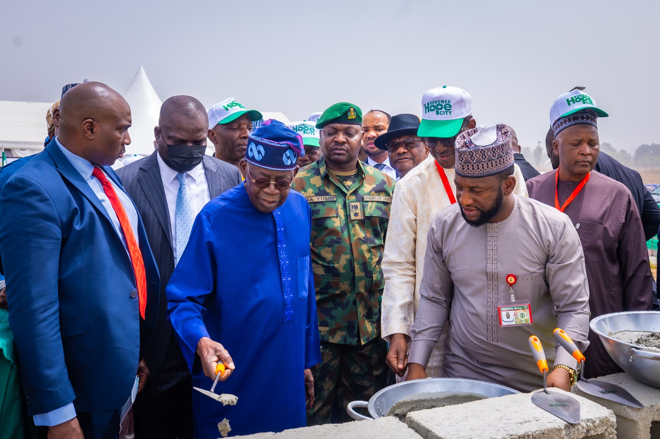 Tinubu Launches Construction Of 3,112 Housing-Unit Renewed Hope City In Abuja