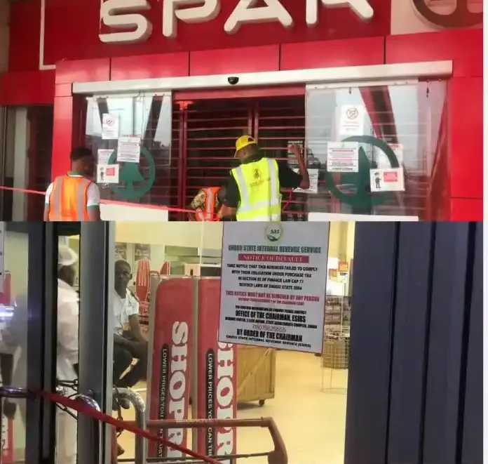 ShopRite Enugu tax