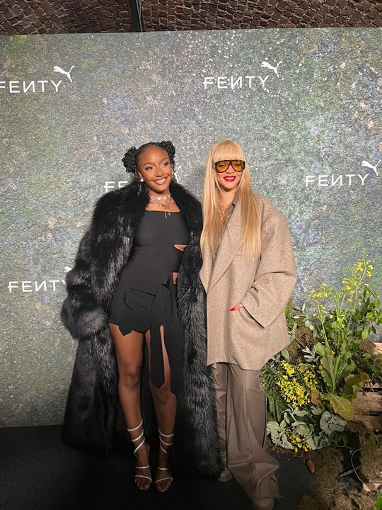 Rihanna and Ayra Starr