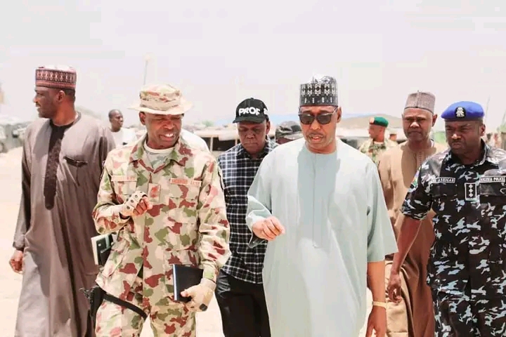 Zulum lauds Tinubu for tackling insecurity in Northeast during Malam-Fatori visit