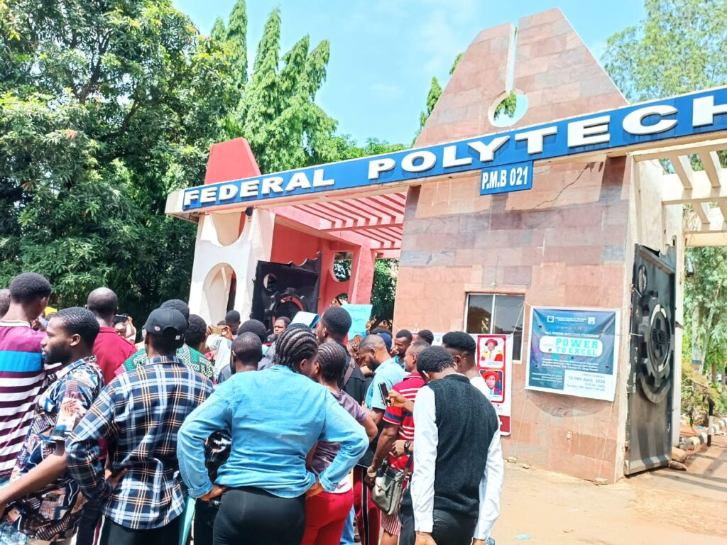 Imposition of N5000 Exam Fee: Oko Poly Students Protest Against Management