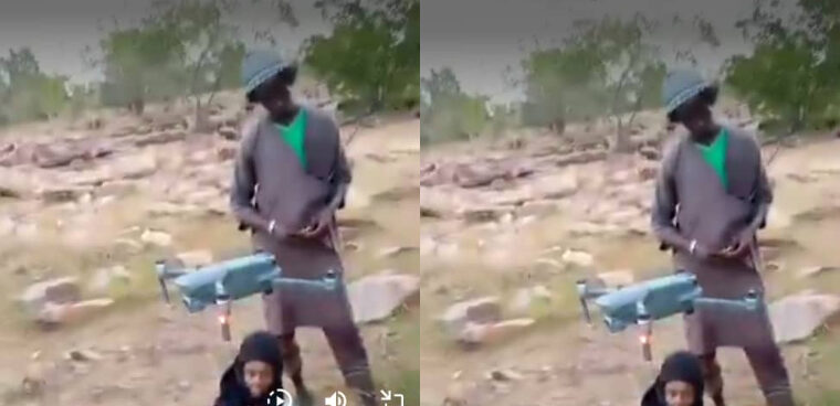 Bandits Operating drone