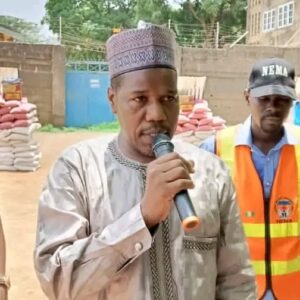 NEMA delivered Federal relief to Panteka Market fire victims in Kaduna