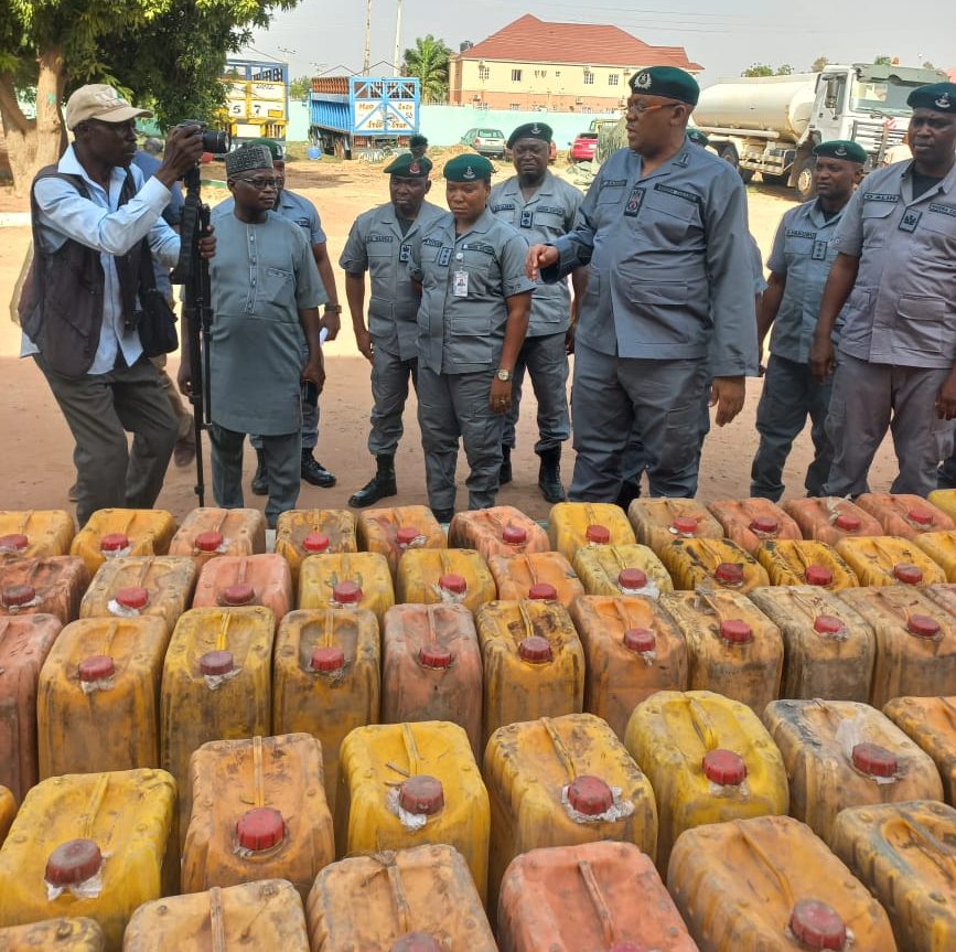 NIgerian Customs Adamawa and Taraba Area Command intercepts PMS with a Duty Paid Value over N10 Million
