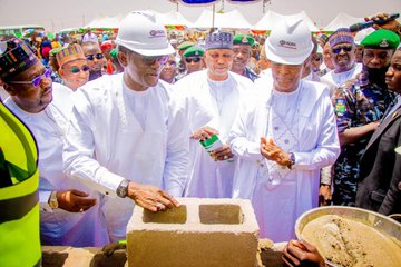 Yobe State Governor Kicks Off Construction of 250 Renewed Hope Housing Units