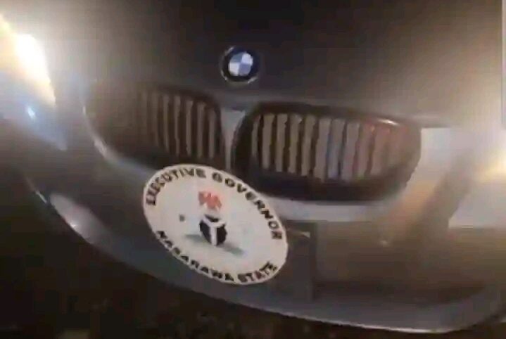 Nasarawa Governor ’s Son, Amir Drives Car With Fake ‘Executive Governor Of Nasarawa State’ Seal