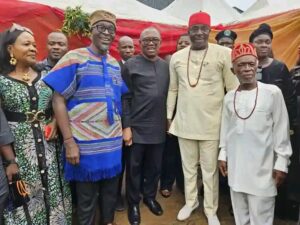 PHOTOS: Obi, Others Pay Final Respect at Burial Ceremony of Veteran Actor, Ameachi Muonagor