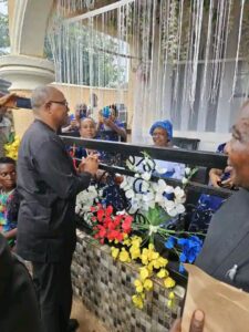 PHOTOS: Obi, Others Pay Final Respect at Burial Ceremony of Veteran Actor, Ameachi Muonagor