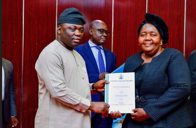 Taraba State Governor Swears in New Judges