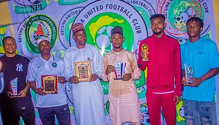 Katsina United FC Officials and Players Honored by Fan Group