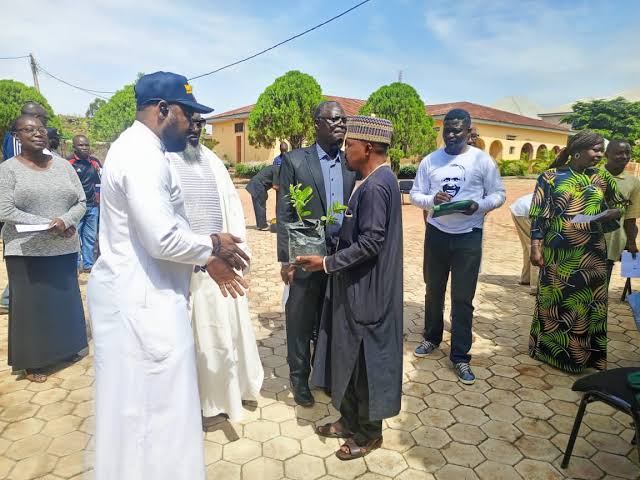 Christian Group Distributes Over 300 Trees to Combat Climate Change in Plateau 