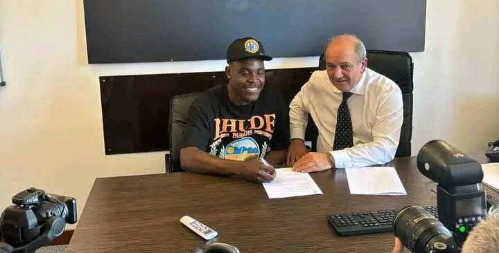 SS Lazio unveils Super Eagles midfielder Dele Bashiru.