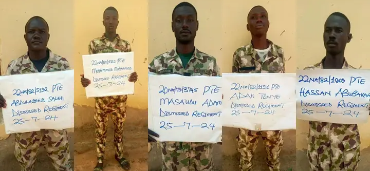 Army Dismisses Six Soldiers for Fleeing Boko Haram Attack Due to Lack of Ammunition in Borno