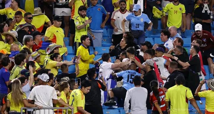 South America FA opens investigation in altercation involving Nunez and Colombia fans.