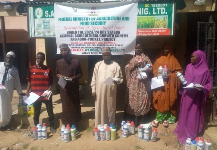 Nigerian Farmers Begin Receiving Essential Inputs Under National Agricultural Growth Scheme