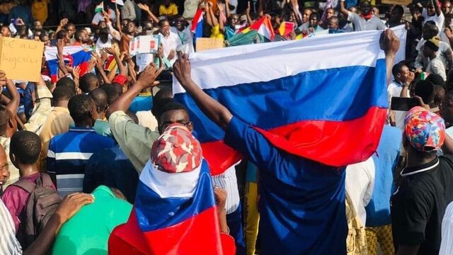 Nigerian Military Flags, Not Russian Flags