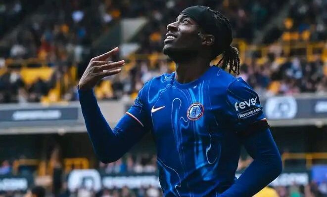 Noni Madueke's hat trick helps Chelsea breeze past Wolves