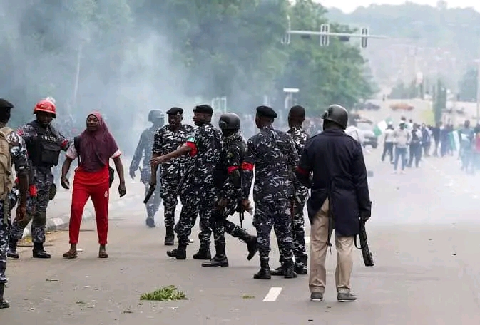 Security Forces Bolster Presence in Abuja as Hunger Protest Reaches Peak