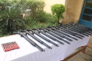 Police Foil Gunrunning Operation in Minna, Seize Vehicle and Weapons
