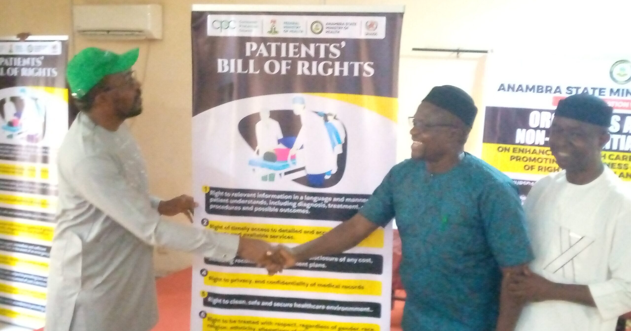 Anambra hold Stakeholders’ Training towards Domestication of Patients’ Bill of Rights