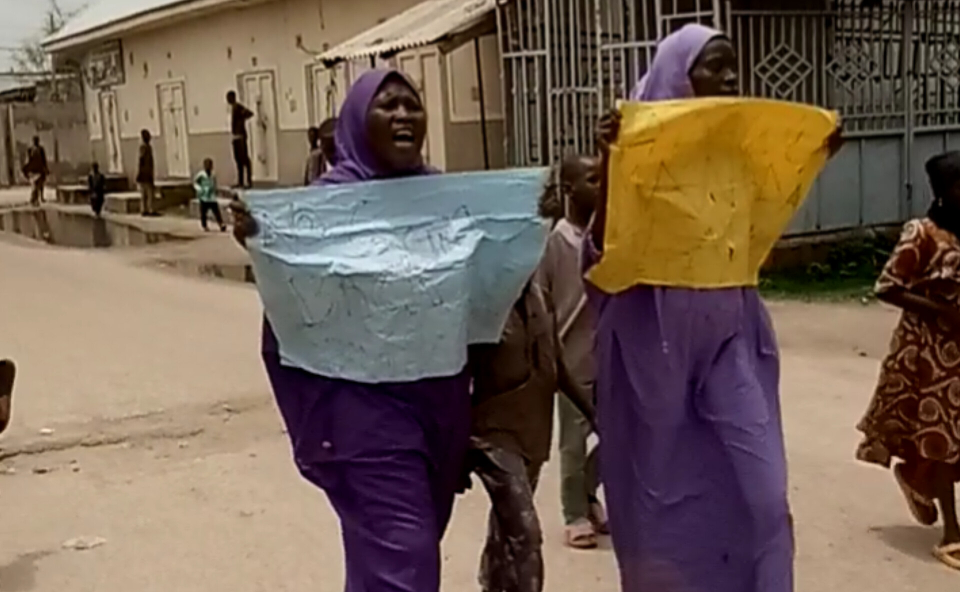 Women Join protests in Maiduguri