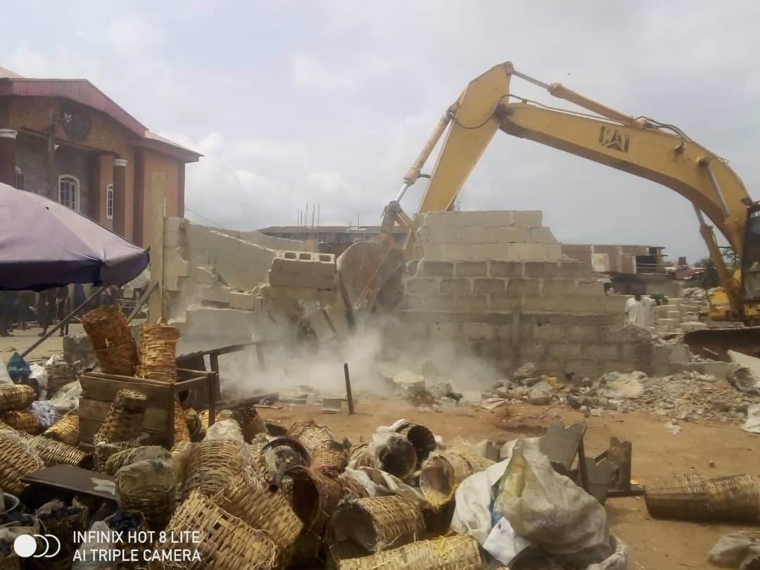 Anambra Govt begins enforcement of Directive on Building Approvals’ Revalidation, Demolishes Structures