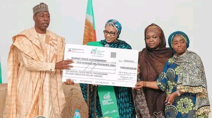 Renewed Hope Initiative Donates N500 Million to Flood Victims in Maiduguri, First Lady  Commends for Swift Response