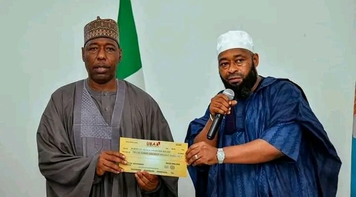 Niger State Governor Presents N200 Million to Borno State Government in Support of Maiduguri Flood Victims