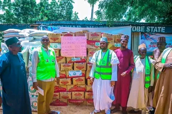 NEDC Distributes Relief Items to Flood-Affected Communities in Yobe State