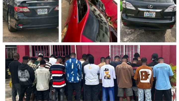 EFCC Harvests 25 Fraudsters in Benin