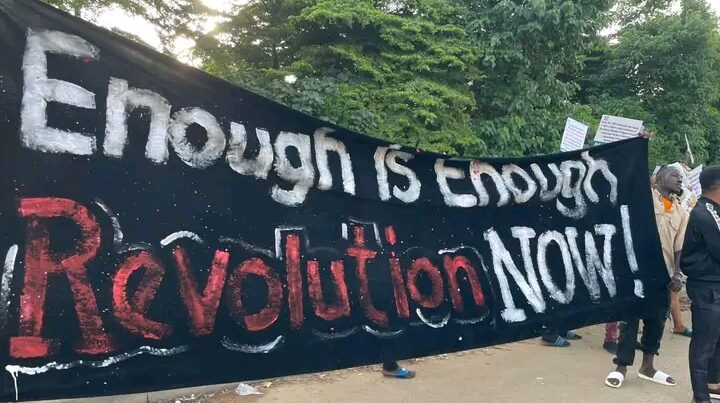 BREAKING: Protest Against Bad Governance Takes Place in Abuja on Independence Day Anniversary