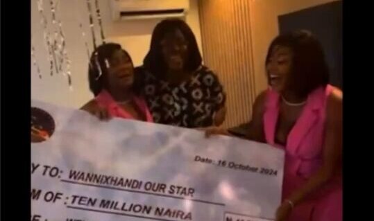 BBNaija Stars Wanni and Handi Get Emotional After Fans Shower Them with Love and Gifts