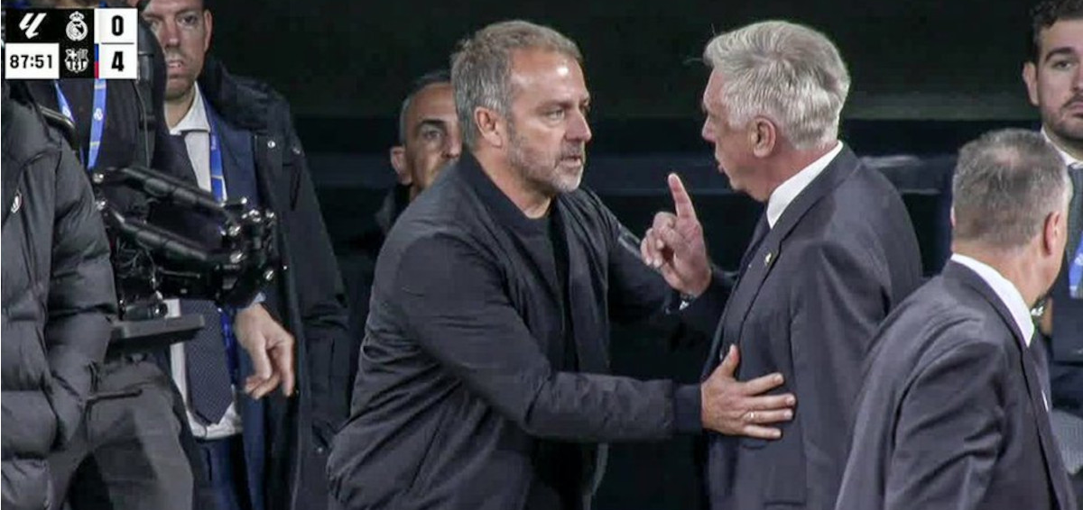 Hansi Flick Explains 'Ungentlemanly' Touchline Bust-up With Madrid's Carlo Ancelotti