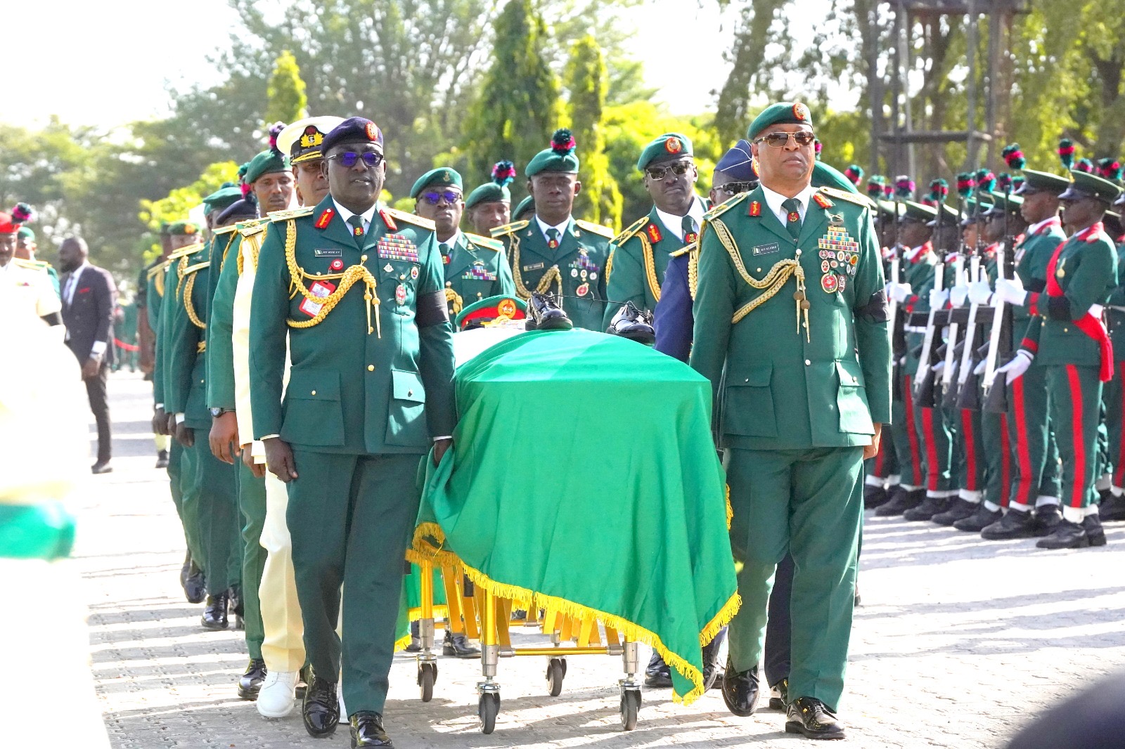 Late COAS Lagbaja Being Laid to Rest in Abuja (PHOTOS)