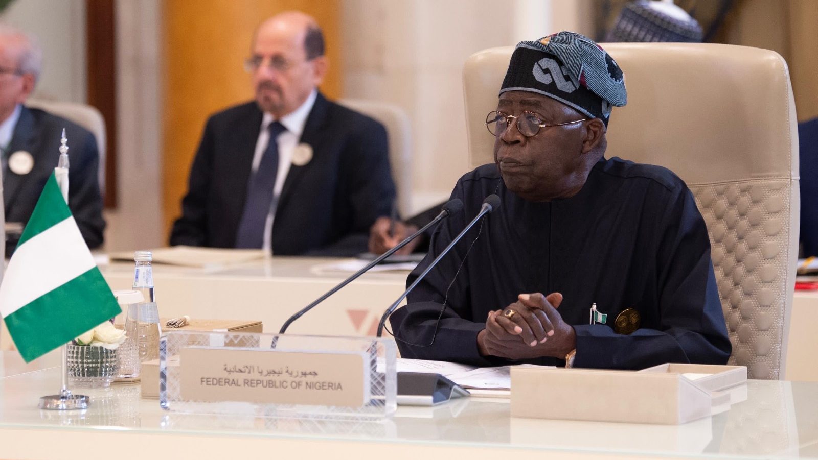 Tinubu Demands End To Israeli Aggression In Gaza at Arab-Islamic Summit