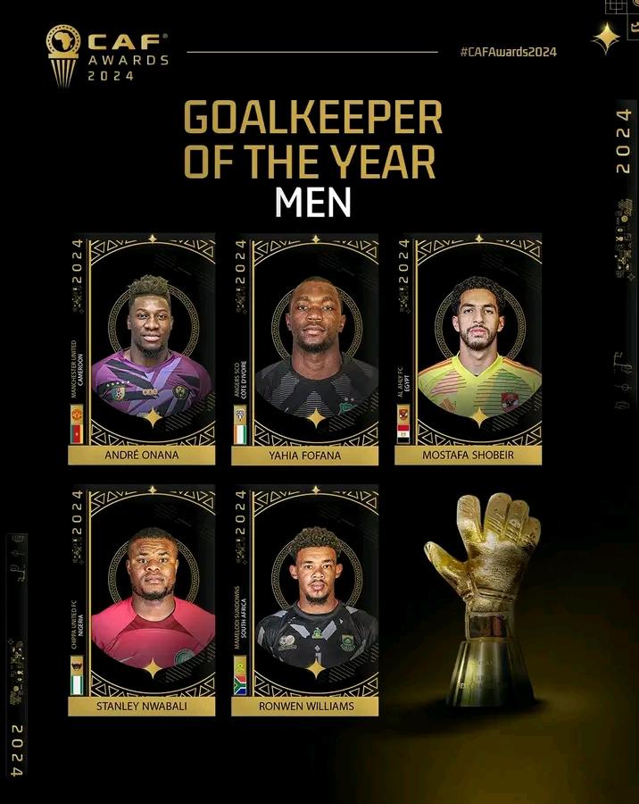 Lookman, Nwabali, and the Super Eagles Make the Top Five Nominees for the CAF Awards 2024