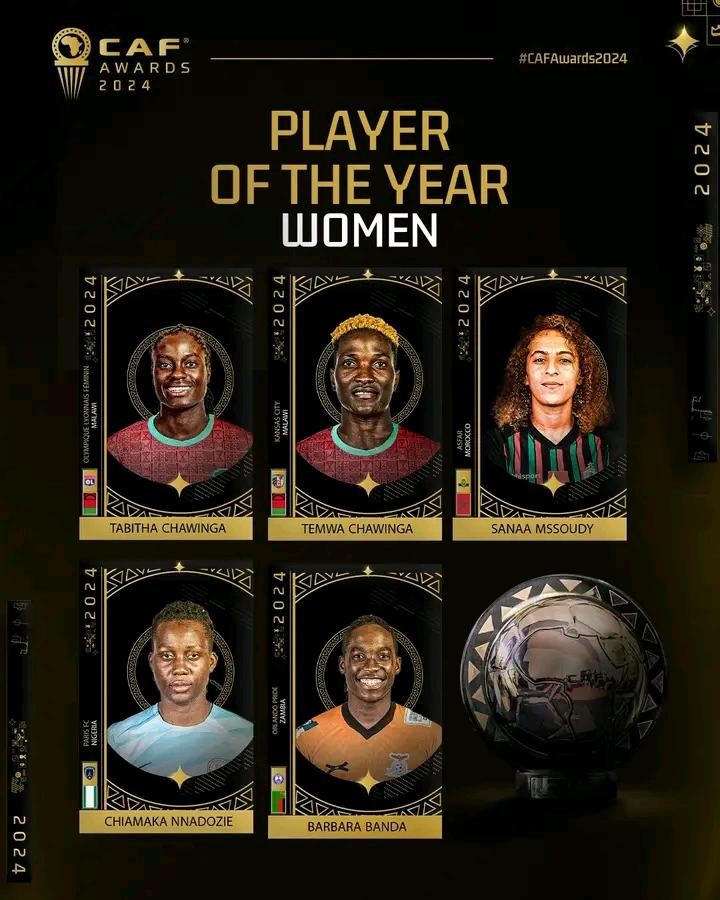 CAF Award: Nnadozie Makes Final Shortlist for Player and Goalkeeper of the Year