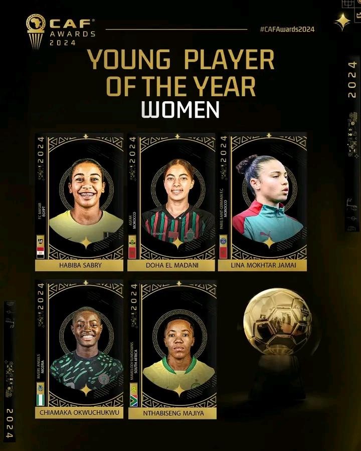 CAF Award: Nnadozie Makes Final Shortlist for Player and Goalkeeper of the Year