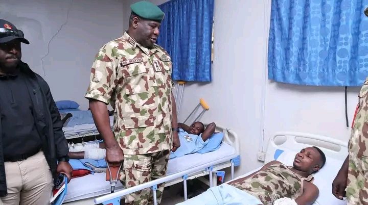 COAS Reaffirms Commitment to Wounded Soldiers’ Welfare During Visit to Maiduguri Hospital