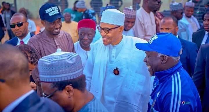 Former President Muhammadu Buhari Attends Final Match of PMB Unity Cup 2024 in Daura