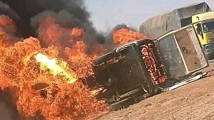  Kano-Kaduna Road Tragedy: Vehicle Consumed by Fire, Nothing Recovered