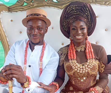 Jolly and Christian’s Wedding Lights Up Delta State
